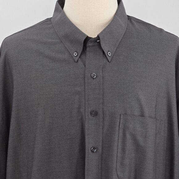 Cutter & Buck Other - Cutter & Buck Button Down Dress Shirt Men's 4XT Charcoal Gray Long Sleeve